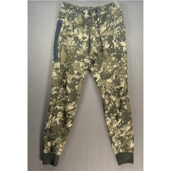 New Nike Sportswear Tech Fleece Track Pants Joggers Camouflage Olive Men’s XL